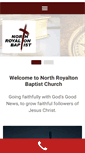 Mobile Screenshot of northroyaltonbaptist.org